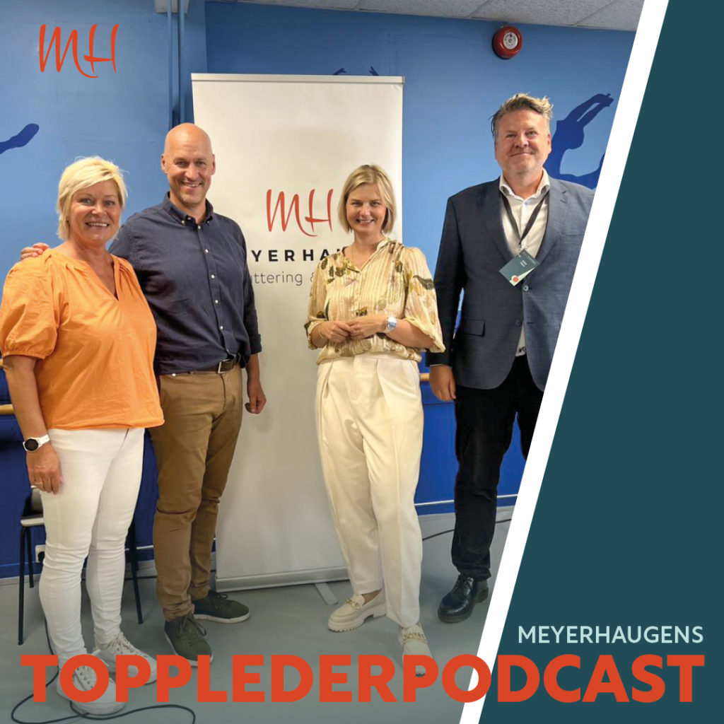 Bilde for Topplederpodcast med Guri Melby, partileder i Venstre og Michael Hvidsten, nordisk CEO i Santander